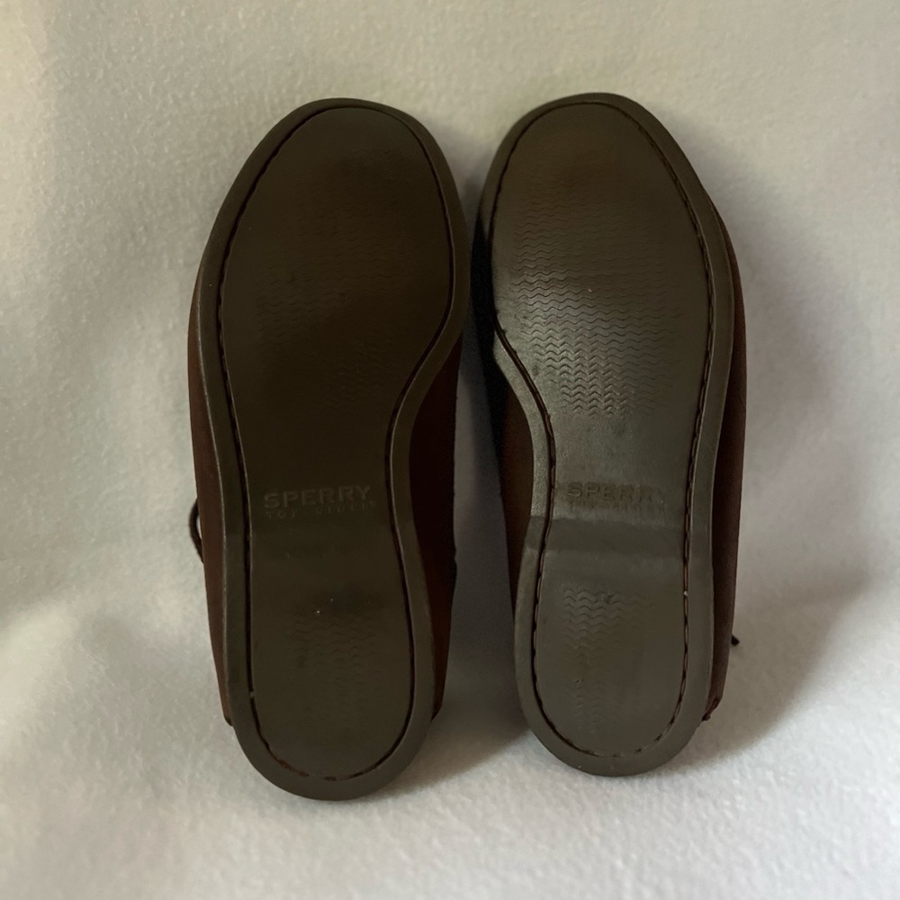 Sperry Sider Men’s size 8 1/2M Brown Leather Loafers - Picture 12 of 12